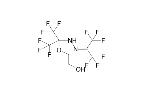 HEXAFLUOROACETONE, N'-(ALPHA-2-HYDROXYETHYLOXY)HEXAFLUOROISOPROPYLHYDRAZONE