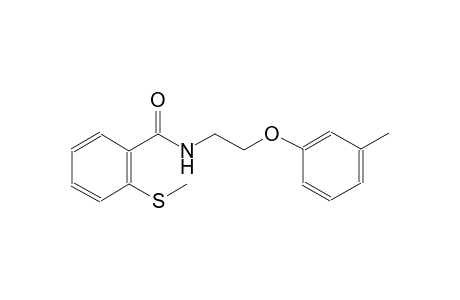 benzamide, N-[2-(3-methylphenoxy)ethyl]-2-(methylthio)-