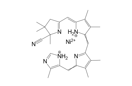 (17,18,19,24-Tetrahydro-3,7,8,12,13,18,18,19-octamethyl-22H-2-azabilin-19-carbonitrilato)nickel(II)