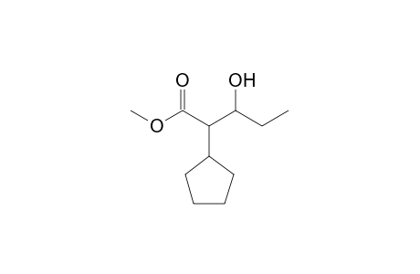 (+-)-erythro-Methyl 2-cyclopentyl-3-hydroxypentanoate