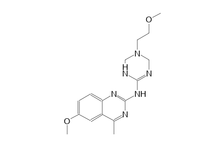 2-quinazolinamine, 6-methoxy-4-methyl-N-[1,4,5,6-tetrahydro-5-(2-methoxyethyl)-1,3,5-triazin-2-yl]-