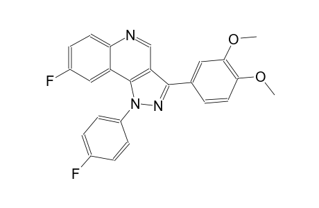 1H-pyrazolo[4,3-c]quinoline, 3-(3,4-dimethoxyphenyl)-8-fluoro-1-(4-fluorophenyl)-