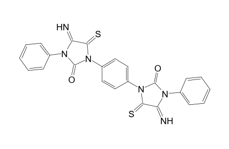 1,1'-(1,4-Phenylene)bis(4-imino-3-phenyl-5-thioxoimidazolidin-2-one)