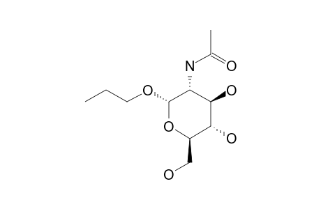 PROPYL-2-ACETAMIDO-2-DEOXY-ALPHA-D-GLUCOPYRANOSIDE