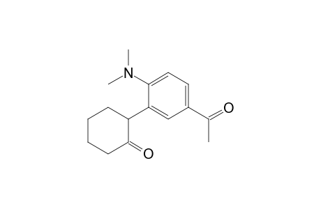 Cyclohexanone, 2-[5-acetyl-2-(dimethylamino)phenyl]-
