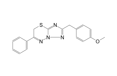 methyl 4-[(6-phenyl-7H-[1,2,4]triazolo[5,1-b][1,3,4]thiadiazin-2-yl)methyl]phenyl ether