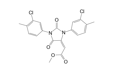 Methyl (E)-2-[1,3-Bis(3-chloro-4-methylphenyl)-2,5-dioxoimidazolidin-4-ylidene]acetate