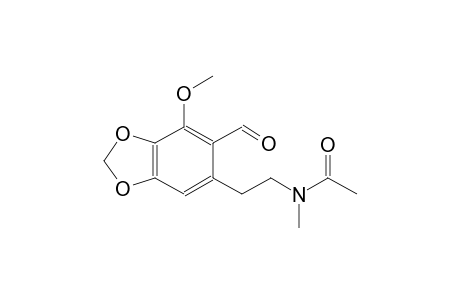 N-[2-(6-formyl-7-methoxy-1,3-benzodioxol-5-yl)ethyl]-N-methylacetamide