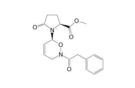 (6S)-6-[(5'S)-5'-(Methoxycarbonyl)-2'-oxopyrrolidin-1'-yl]-2-phenylacetyl-3,6-dihydro-2H-1,2-oxazine