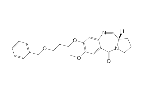 (6aS)-2-methoxy-3-(3-phenylmethoxypropoxy)-6a,7,8,9-tetrahydropyrrolo[2,1-c][1,4]benzodiazepin-11-one