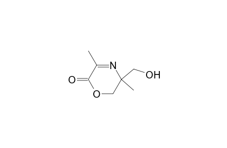 3,5-Dimethyl-3-methylol-2H-1,4-oxazin-6-one