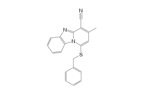 1-(benzylsulfanyl)-3-methylpyrido[1,2-a]benzimidazole-4-carbonitrile