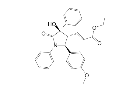 Ethyl (E)-3-[(2S,3R,4R)-4-Hydroxy-2-(4-methoxyphenyl)-5-oxo-1,4-diphenylpyrrolidin-3-yl]acrylate