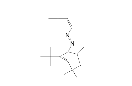 1-(1',2'-bis(t-Butyl)ethenylazo]-1-isopropyl-2,3-bis(t-butyl)-2-cyclopropene