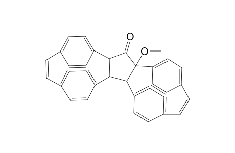 2,3 : 4,5-bis(1',2'-[2.2]Paracyclophane-9'-eno)-2-methoxycyclopentanone