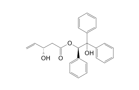(S)-3-Hydroxy-pent-4-enoic acid (R)-2-hydroxy-1,2,2-triphenyl-ethyl ester
