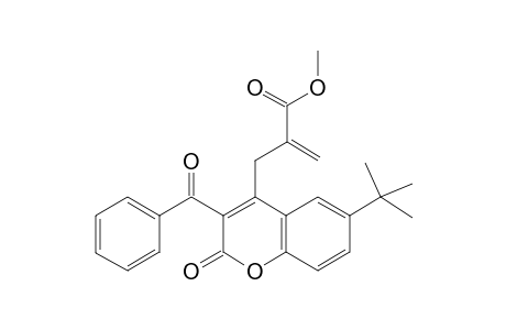 Methyl 2-{[3-Benzoyl-6-(tert-butyl)-2-oxo-2H-chromen-4-yl]methyl}acrylate