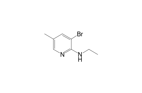 3-Bromo-2-[ethylamino]-5-methylpyridine