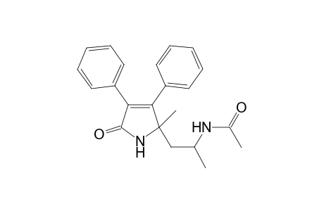 5-Methyl-3,4-diphenyl-5-[2-(acetamidopropyl)]pyrrol-2-one