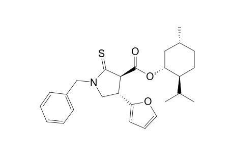 (1R*,3R*,4S*)-Menthyl (4S*,3R*)-1-benzyl-4-(2-furyl)pyrrolidin-2-thione-3-carboxylate