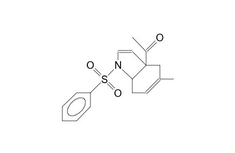3a-Acetyl-5-methyl-1-phenylsulfonyl-3a,4,7,7a-tetrahydro-indole