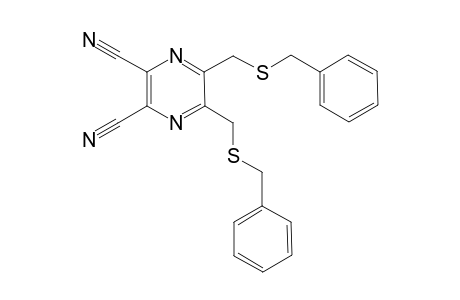 5,6-Bis(benzylsulfanylmethyl)pyrazine-2,3-dicarbonitrile