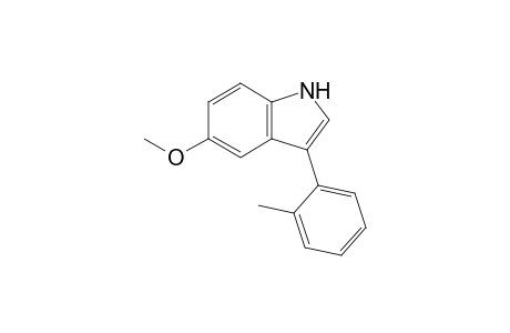 5-Methoxy-3-(2-methylphenyl)-1H-indole