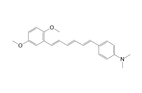 p-[6-(2,5-dimethoxyphenyl)-trans,trans,trans-1,3,5-hexatrienyl]-N,N-dimethylaniline