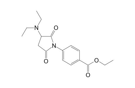 Benzoic acid, 4-[3-(diethylamino)-2,5-dioxo-1-pyrrolidinyl]-, ethyl ester