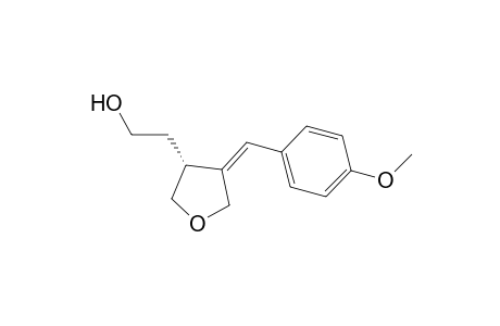 (R,Z)-2-(4-(4-methoxybenzylidene)tetrahydrofuran-3-yl)ethanol