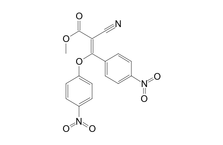 2-Propenoic acid, 2-cyano-3-(4-nitrophenoxy)-3-(4-nitrophenyl)-, methyl ester, (Z)-