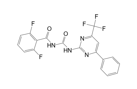 2,6-bis(fluoranyl)-N-[[4-phenyl-6-(trifluoromethyl)pyrimidin-2-yl]carbamoyl]benzamide