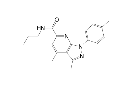 1H-pyrazolo[3,4-b]pyridine-6-carboxamide, 3,4-dimethyl-1-(4-methylphenyl)-N-propyl-