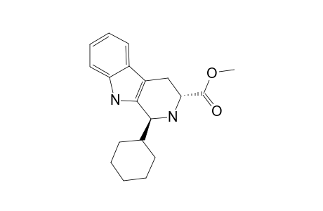 trans-(3-[Methoxycarbonyl]-1,2,3,4-tetrahydro-9H-pyrido[3,4-B]indol-1-yl)-cyclohexane
