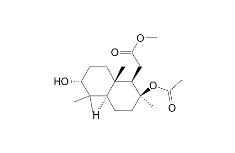 1-Naphthaleneacetic acid, 2-(acetyloxy)decahydro-6-hydroxy-2,5,5,8a-tetramethyl-, methyl ester, [1R-(1.alpha.,2.beta.,4a.beta.,6.beta.,8a.alpha.)]-