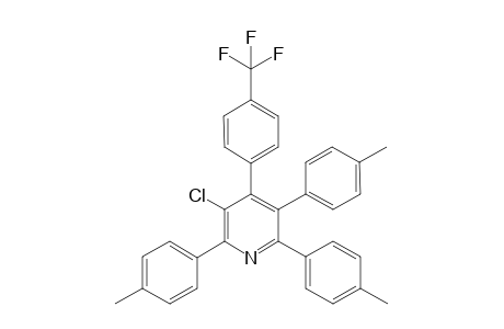 3-Chloro-2,5,6-tri-para-tolyl-4-[4-(trifluoromethyl)phenyl]pyridine
