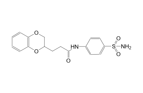 1,4-benzodioxin-2-propanamide, N-[4-(aminosulfonyl)phenyl]-2,3-dihydro-
