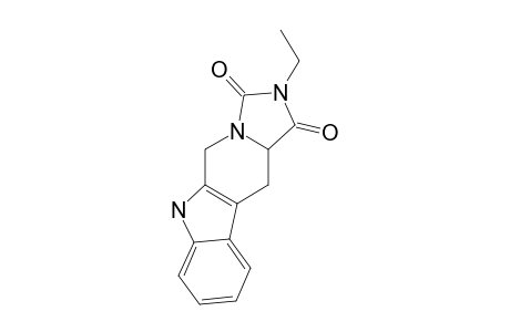 2-ETHYL-1,3-DIOXO-6H-1,2,3,5,11,11A-HEXAHYDROIMIDAZO-[1,5-B]-BETA-CARBOLINE