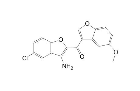methanone, (3-amino-5-chloro-2-benzofuranyl)(5-methoxy-3-benzofuranyl)-