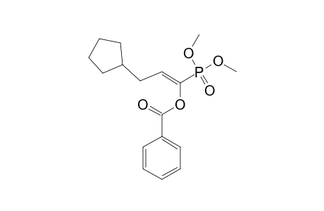 (E)-1-BENZOYLOXY-3-CYCLOPENTYL-1-DIMETHYLPHOSPHONYL-1-PROPENE