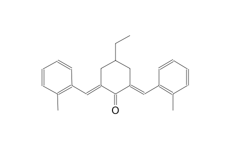 cyclohexanone, 4-ethyl-2,6-bis[(2-methylphenyl)methylene]-, (2E,6E)-