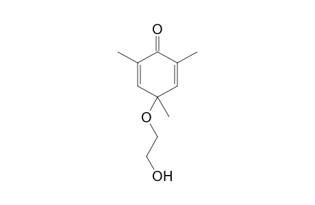 4-(2-Hydroxyethoxy)-2,4,6-trimethylcyclohexa-2,5-dienone