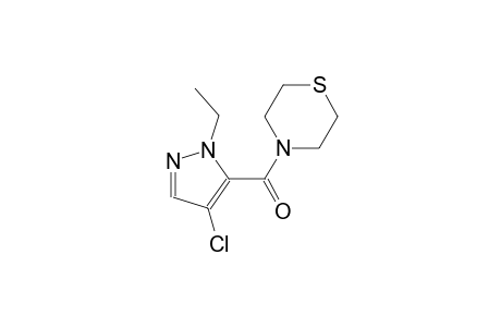 4-[(4-chloro-1-ethyl-1H-pyrazol-5-yl)carbonyl]thiomorpholine