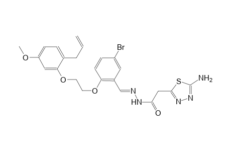 N'-((E)-{2-[2-(2-allyl-5-methoxyphenoxy)ethoxy]-5-bromophenyl}methylidene)-2-(5-amino-1,3,4-thiadiazol-2-yl)acetohydrazide