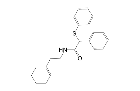 N-[2-(1-cyclohexen-1-yl)ethyl]-2-phenyl-2-(phenylsulfanyl)acetamide
