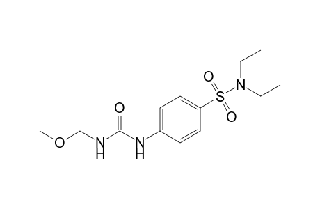 Benzenesulfonamide, N,N-diethyl-4-[[(methoxymethylamino)carbonyl]amino]-