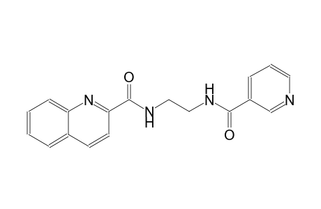 2-quinolinecarboxamide, N-[2-[(3-pyridinylcarbonyl)amino]ethyl]-