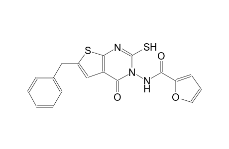 N-(6-benzyl-4-oxo-2-sulfanylthieno[2,3-d]pyrimidin-3(4H)-yl)-2-furamide