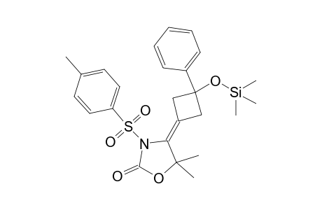 5,5-Dimethyl-4-(3-trimethylsiloxy-3-phenylcyclobutylidene)-3-p-toluenesulfonyloxazolidin-2-one