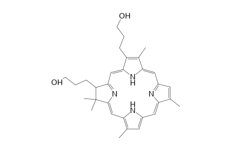 3-[18-(3-Hydroxy-propyl)-3,3,7,12,17-pentamethyl-2,3,22,24-tetrahydro-porphin-2-yl]propan-1-ol